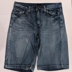Helix slightly distressed Jean shorts size 34